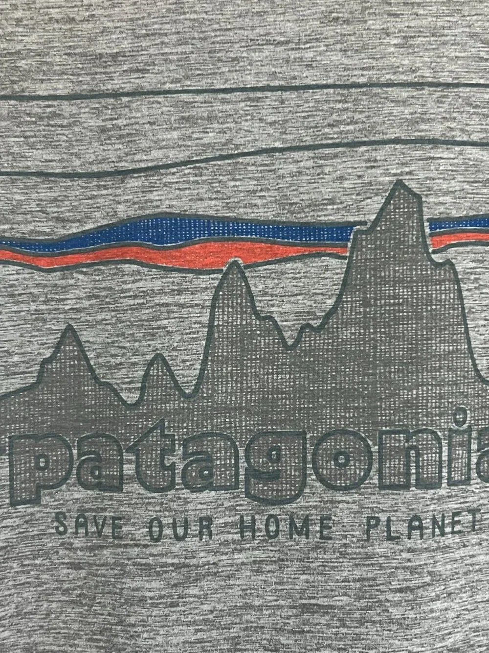 Patagonia Mens Long Sleeve XL Gray Capilene Cool Daily